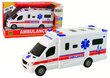 AMBULANCE automaattinen ambulanssi, valkoinen hinta ja tiedot | Poikien lelut | hobbyhall.fi