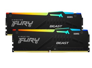 Kingston Fury Beast RGB (KF560C36BBEAK2-16) hinta ja tiedot | Muisti (RAM) | hobbyhall.fi