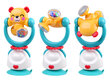 Hola Suction Cup Set 2in1 -helistin hinta ja tiedot | Vauvan lelut | hobbyhall.fi