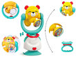 Hola Suction Cup Set 2in1 -helistin hinta ja tiedot | Vauvan lelut | hobbyhall.fi