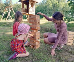 Suuri jenga-peli hinta ja tiedot | Pihapelit ja ulkopelit | hobbyhall.fi