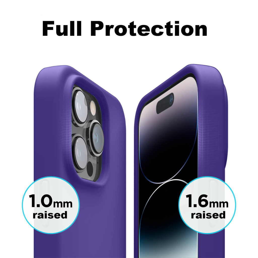 Suojasarja Soundberry iPhone 14 Pro Max Purple 5D hinta ja tiedot | Puhelimen kuoret ja kotelot | hobbyhall.fi