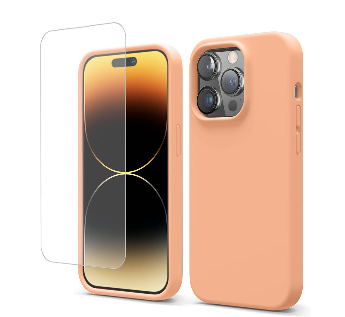 Suojasarja Soundberry iPhone 14 Pro Max Cantaloupe 2.5D hinta ja tiedot | Puhelimen kuoret ja kotelot | hobbyhall.fi