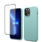 Suojasarja Soundberry Silicone Set iPhone 13 Pro Marine Blue 5D hinta ja tiedot | Puhelimen kuoret ja kotelot | hobbyhall.fi