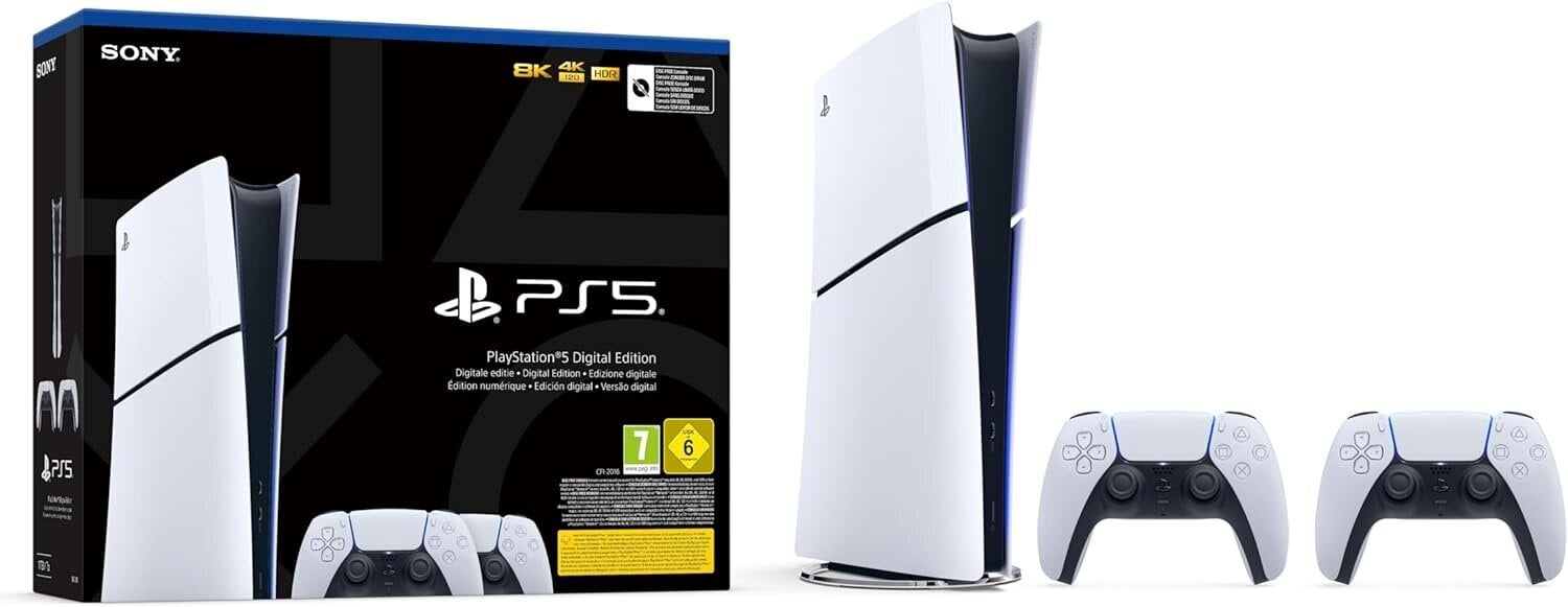 Playstation 5 Slim Digital Edition 1TB hinta ja tiedot | Pelikonsolit | hobbyhall.fi