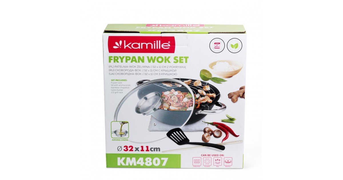 Syvä valurautapannu KAMILLE 4807MR hinta ja tiedot | Paistinpannut | hobbyhall.fi