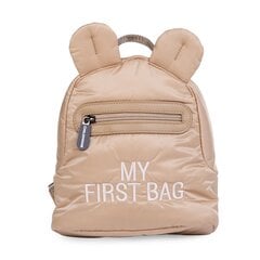 Lasten reppu Childhome My first bag, puffattu beige hinta ja tiedot | Urheilukassit ja reput | hobbyhall.fi