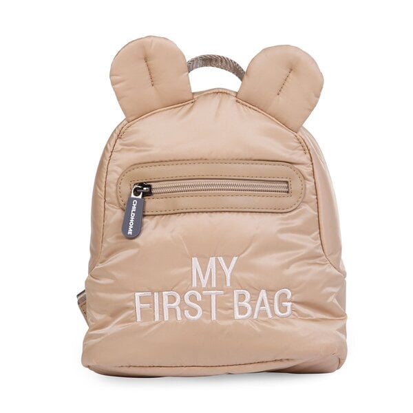 Lasten reppu Childhome My first bag, puffattu beige