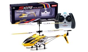 Kaukosäädinhelikopteri Syma S107G, keltainen hinta ja tiedot | Poikien lelut | hobbyhall.fi