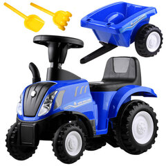 New Holland -traktori perävaunulla, sininen hinta ja tiedot | New Holland Lapset | hobbyhall.fi