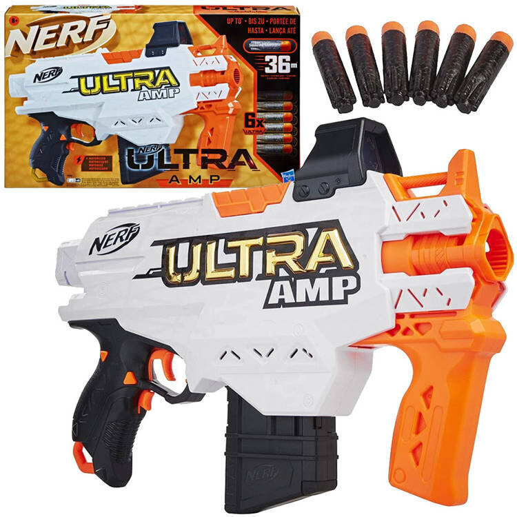 Leluase Hasbro Nerf Ultra AMP 6 patruunalla hinta ja tiedot | Poikien lelut | hobbyhall.fi