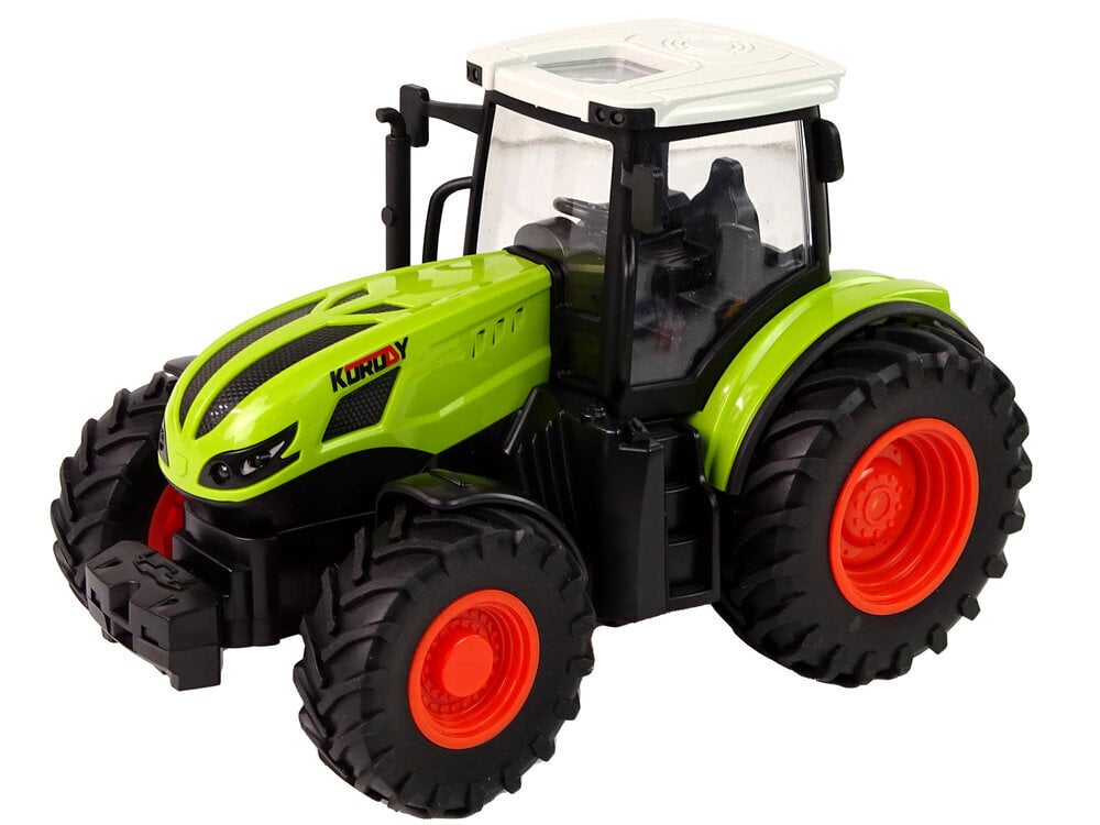 Rc-traktori Lean Toys, vihreä hinta ja tiedot | Poikien lelut | hobbyhall.fi