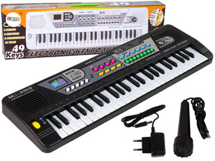 Piano mikrofonilla Näppäimistö MQ4919 Lean Toys hinta ja tiedot | Kehittävät lelut | hobbyhall.fi