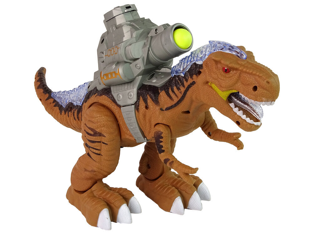 Dinosaurus efekteillä Lean Toys, ruskea hinta ja tiedot | Poikien lelut | hobbyhall.fi