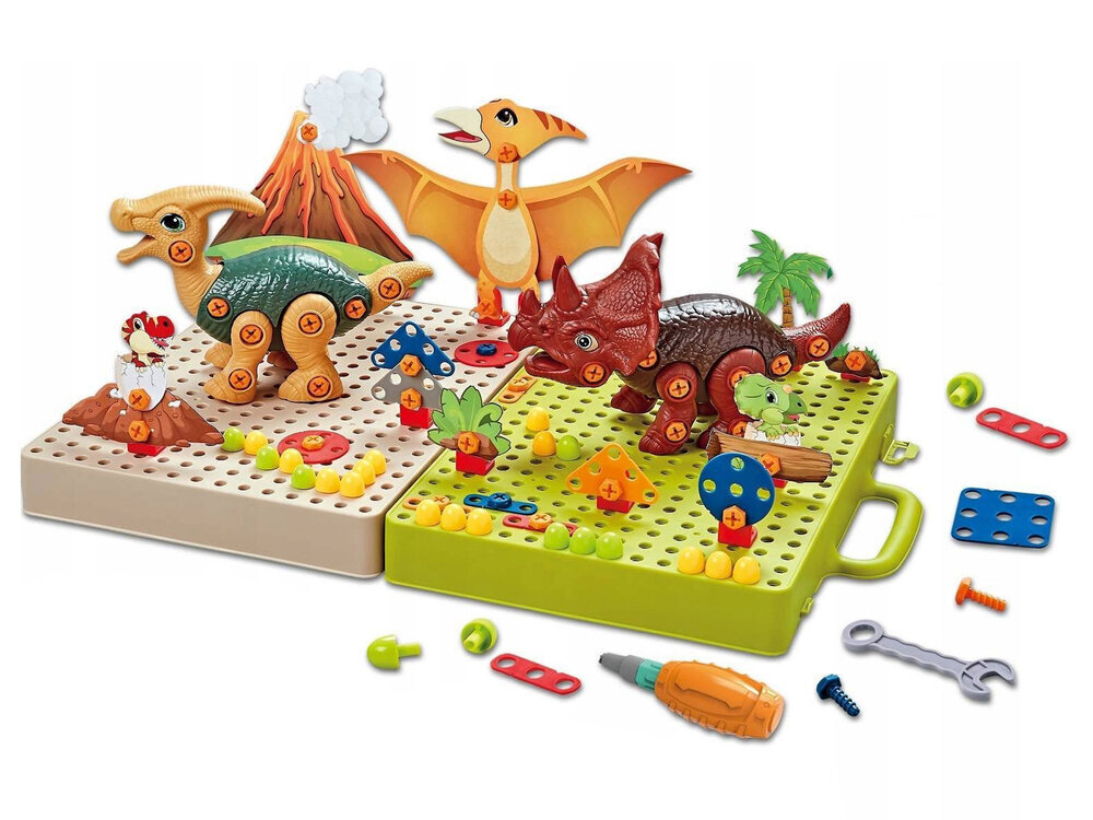 Rakennussarja Dinosaurs Lean Toys hinta ja tiedot | Poikien lelut | hobbyhall.fi