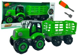 Traktori ruuvimeisselillä Lean Toys hinta ja tiedot | Poikien lelut | hobbyhall.fi