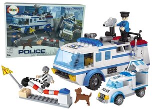 Rakennussetti Poliisiauto Lean Toys, 368 osaa hinta ja tiedot | Poikien lelut | hobbyhall.fi