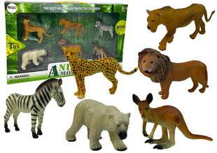 Sarja afrikkalaisia villieläinhahmoja Lean Toys hinta ja tiedot | Kehittävät lelut | hobbyhall.fi