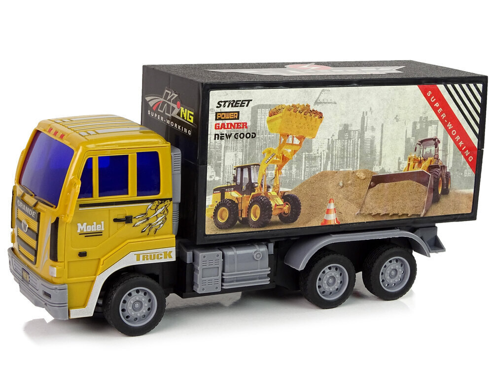 Lean Toys Rc Truck, keltainen hinta ja tiedot | Poikien lelut | hobbyhall.fi