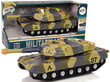 Sotilaallinen tankki äänillä Lean Toys hinta ja tiedot | Poikien lelut | hobbyhall.fi