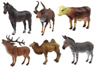 Figuurisetti Animals Lean Toys, 6 kpl. hinta ja tiedot | Poikien lelut | hobbyhall.fi