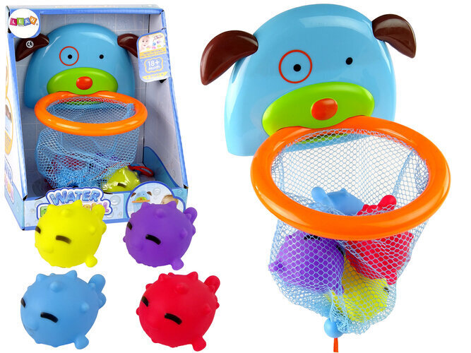 Kylpylelusarja Mini Basket - Dog Lean Toys hinta ja tiedot | Vauvan lelut | hobbyhall.fi