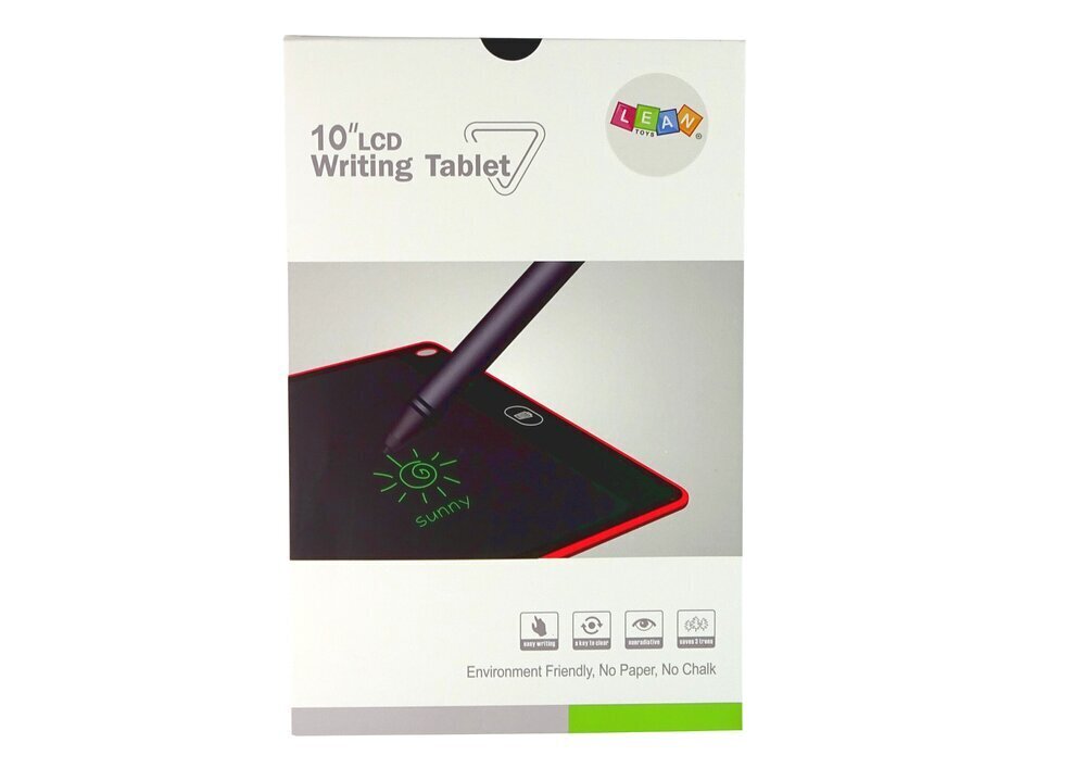 Piirustustabletti LCD Lean Toys, 10" hinta ja tiedot | Kehittävät lelut | hobbyhall.fi