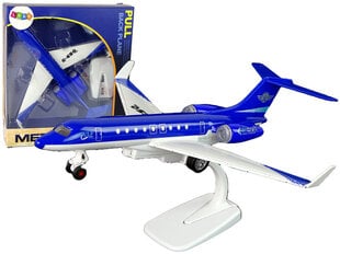 Lentokone G-650 ääni- ja valotehosteilla Lean Toys, sininen hinta ja tiedot | Poikien lelut | hobbyhall.fi
