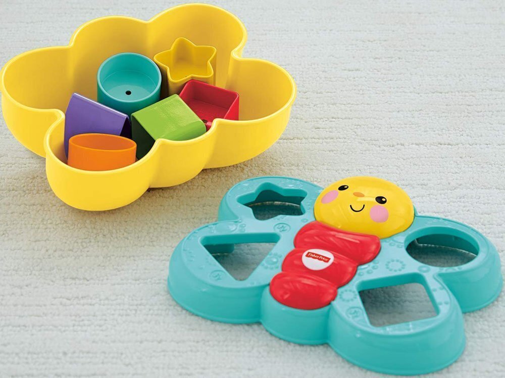 Lajittelu Butterfly Fisher-Price hinta ja tiedot | Vauvan lelut | hobbyhall.fi