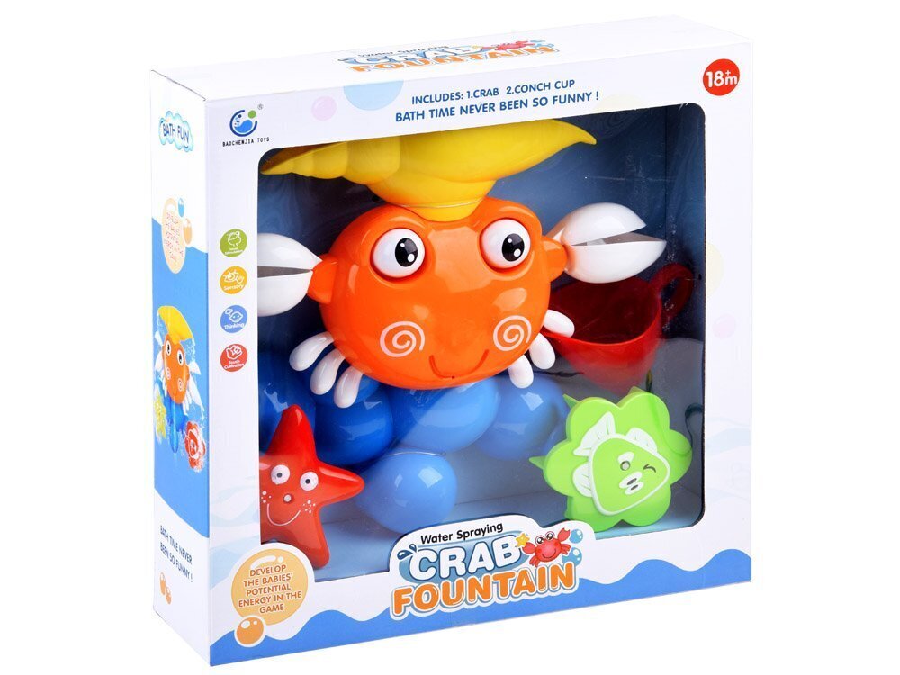 Kylpylelu Crab Yokomisiada hinta ja tiedot | Vauvan lelut | hobbyhall.fi