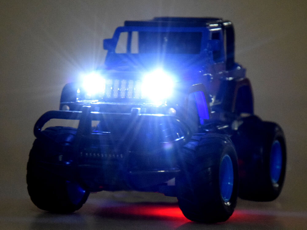 Rc SUV valoilla Jokomisiada, sininen hinta ja tiedot | Poikien lelut | hobbyhall.fi