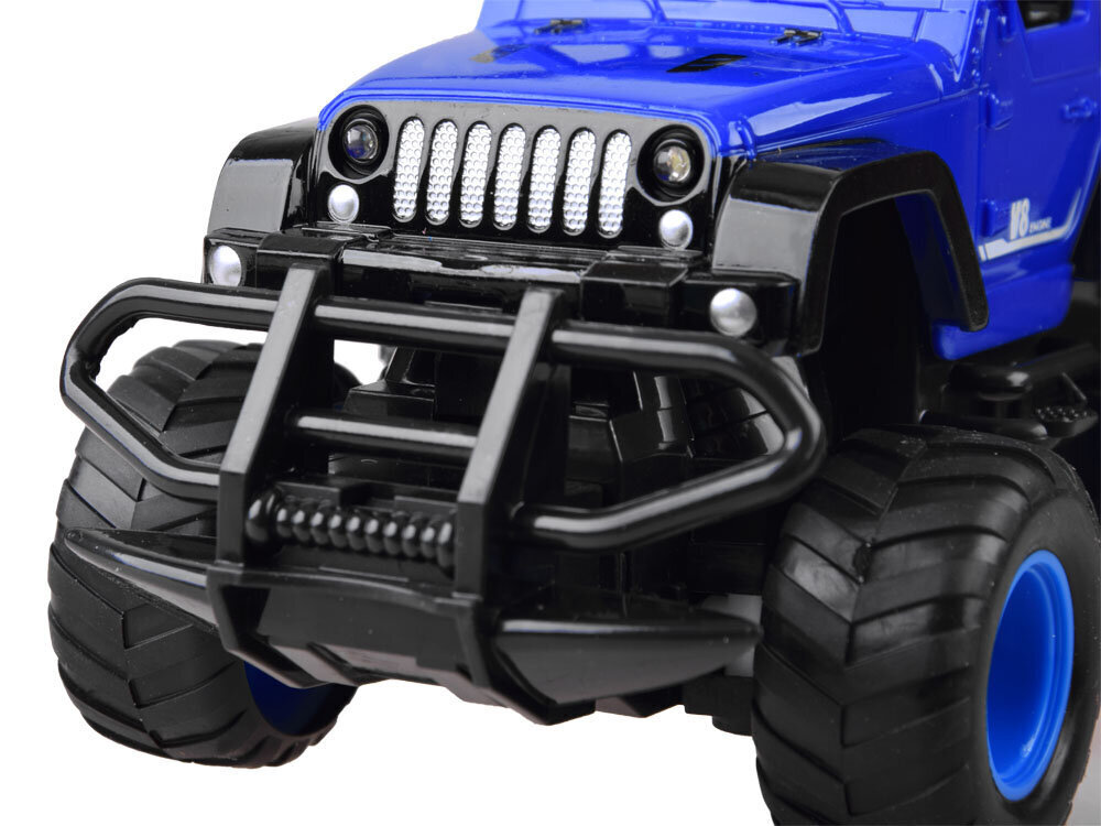 Rc SUV valoilla Jokomisiada, sininen hinta ja tiedot | Poikien lelut | hobbyhall.fi