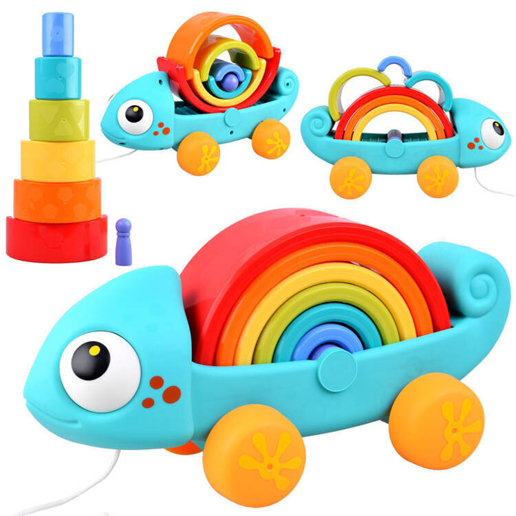 Montessori-palapeli Chameleon Hola hinta ja tiedot | Vauvan lelut | hobbyhall.fi