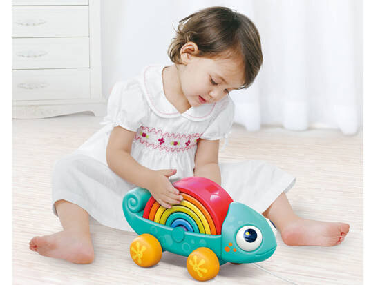 Montessori-palapeli Chameleon Hola hinta ja tiedot | Vauvan lelut | hobbyhall.fi