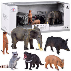 Figuurisetti Animals Lean Toys, 6 kpl. hinta ja tiedot | Poikien lelut | hobbyhall.fi