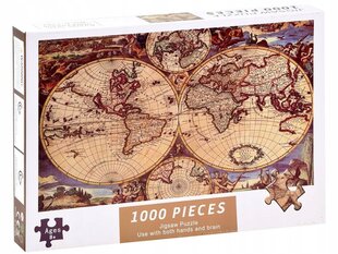 Palapeli muinainen maailmankartta Yokomisiada, 1000 hinta ja tiedot | Palapelit | hobbyhall.fi