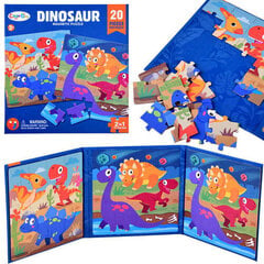 Magneettinen kirja-palapeli Dinosaurs Color Day, 40 p. hinta ja tiedot | Color Day Lapset | hobbyhall.fi