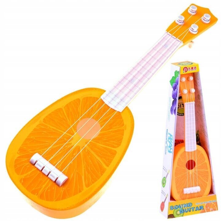 Ukulele lapsille Appelsiini hinta ja tiedot | Kehittävät lelut | hobbyhall.fi