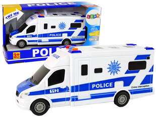 Poliisiauto valoilla ja äänillä Lean Toys hinta ja tiedot | Poikien lelut | hobbyhall.fi