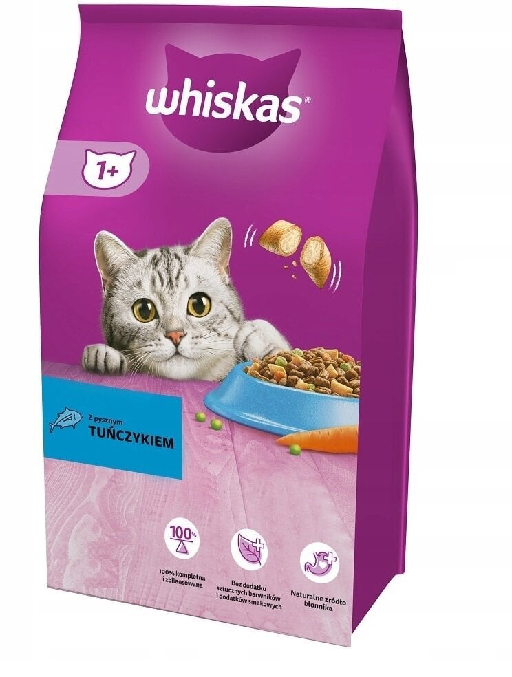 Whiskas täysravinto tonnikalalla, 8,4 kg hinta ja tiedot | Kissan kuivaruoka | hobbyhall.fi