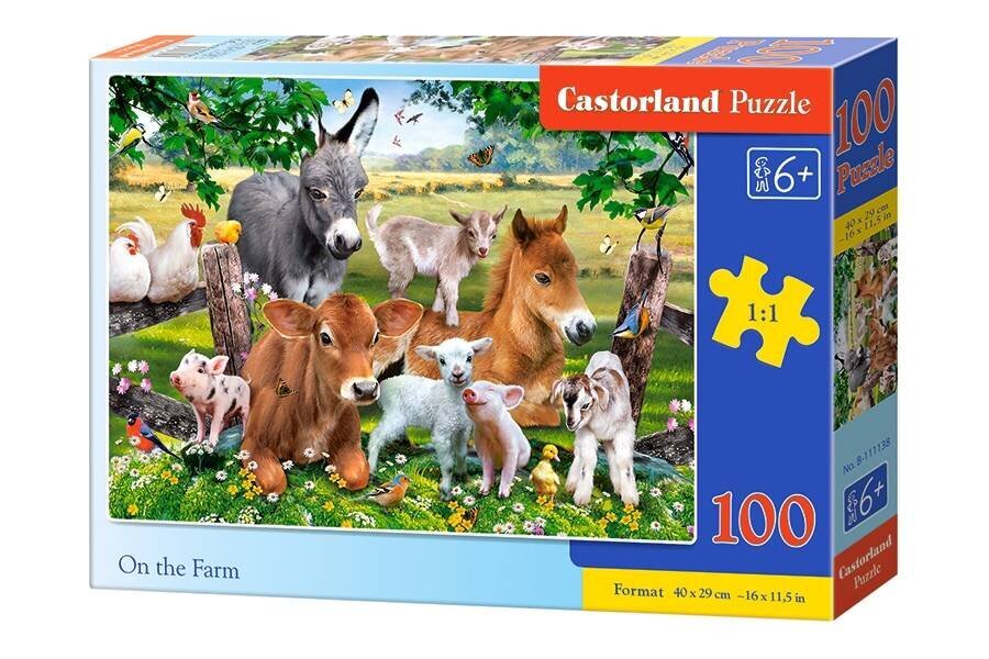 Castorland maatilalla palapeli, 100 palaa hinta ja tiedot | Palapelit | hobbyhall.fi