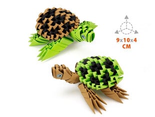 Alexander 3D origami luova setti, kilpikonna hinta ja tiedot | Kehittävät lelut | hobbyhall.fi