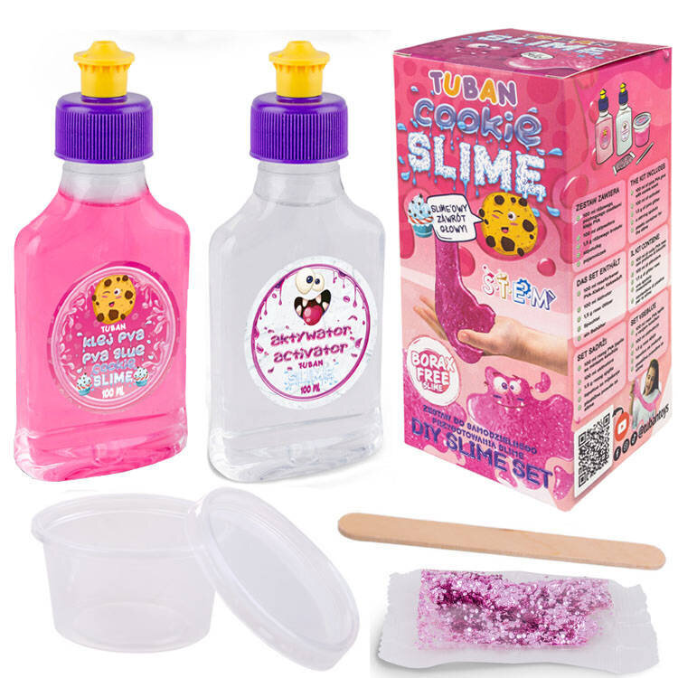 Luova setti - TUBAN 'S SUPER SLIME, vaaleanpunainen hinta ja tiedot | Kehittävät lelut | hobbyhall.fi