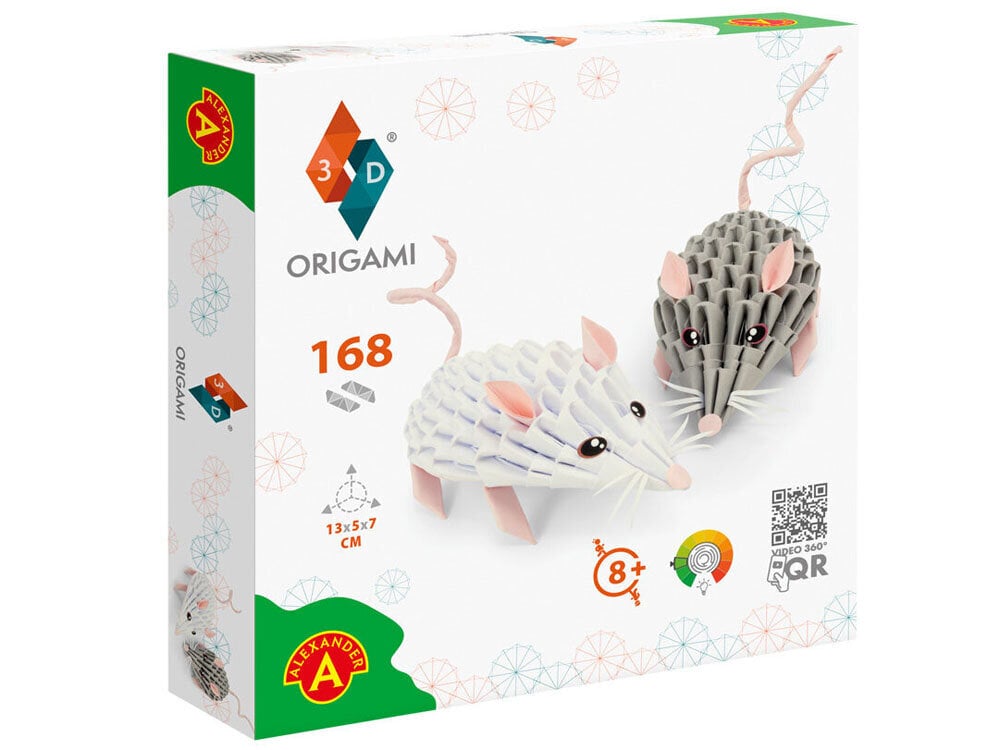 Alexander 3D origami luova paketti, pansy hinta ja tiedot | Kehittävät lelut | hobbyhall.fi