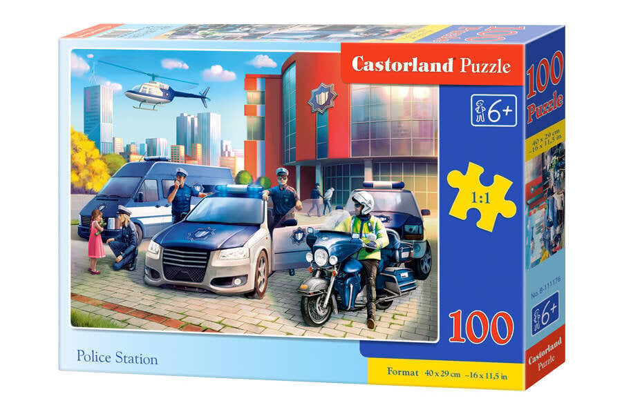 Puzzle - Poliisiasema, 100 kpl hinta ja tiedot | Palapelit | hobbyhall.fi