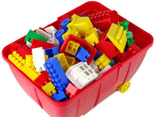 Suuri laatikko, jossa on värillisiä palikoita, 180 kpl hinta ja tiedot | LEGOT ja rakennuslelut | hobbyhall.fi