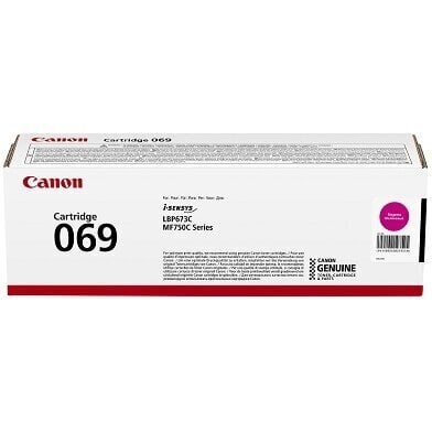 Canon 069 (5092C002), punainen hinta ja tiedot | Laserkasetit | hobbyhall.fi