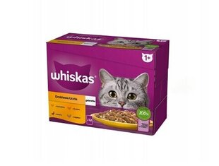 Whiskas kanaa, ankkaa, siipikarjaa ja kalkkunaa, 48x85 g hinta ja tiedot | Whiskas Lemmikit | hobbyhall.fi
