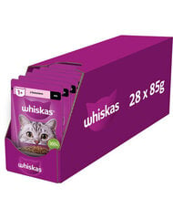 Whiskas, lohta, 28x85 g hinta ja tiedot | Whiskas Lemmikit | hobbyhall.fi