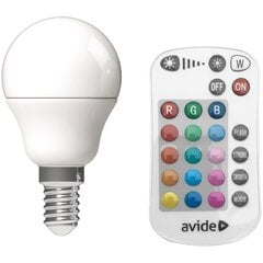 LED-lamppu AVIDE Smart RGB+W 4,9W G45 E14 470lm kaukosäätimellä hinta ja tiedot | Lamput | hobbyhall.fi